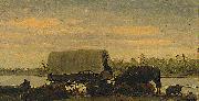 Albert Bierstadt Nooning on the Platte Germany oil painting artist